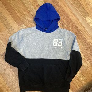 Boys Nautica Hoodie/sweatshirt Sz M 10/12